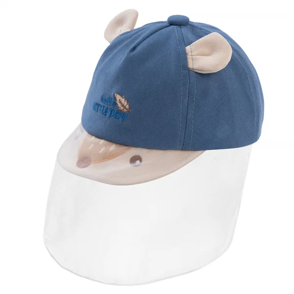 Nón lưỡi trai khăn voan bé trai 0-12M Animo A2503_MN009 (46cm,Xanh)