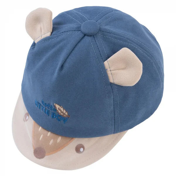 Nón lưỡi trai khăn voan bé trai 0-12M Animo A2503_MN009 (46cm,Xanh)