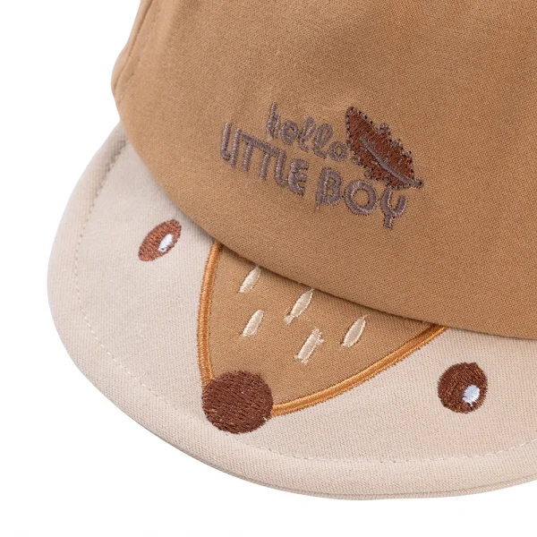 Nón em bé trai 0-12M lưỡi trai Animo A2503_MN003 (46cm,Nâu)