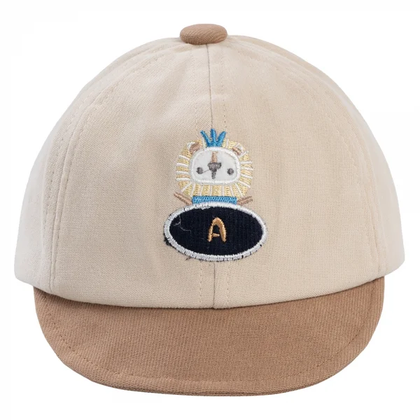 Nón em bé trai 0-12M lưỡi trai Animo A2503_MN001 (46cm,Kem)