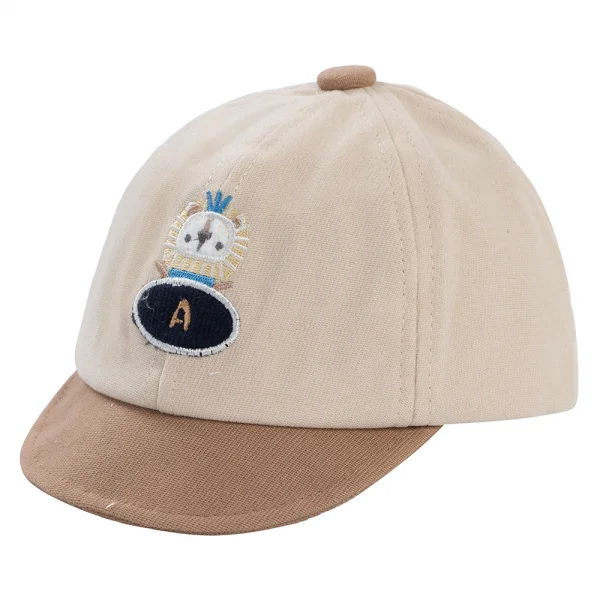 Nón em bé trai 0-12M lưỡi trai Animo A2503_MN001 (46cm,Kem)