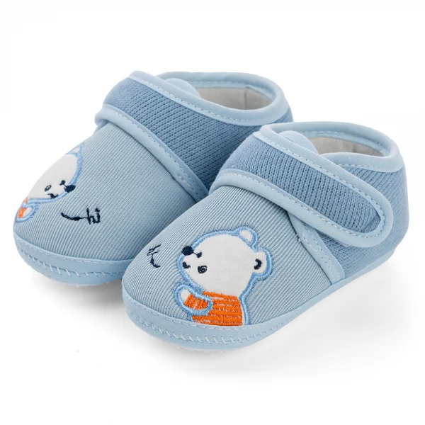 Giày sơ sinh thấp cổ BT Animo A2504_MN009 (9-11,Xanh)