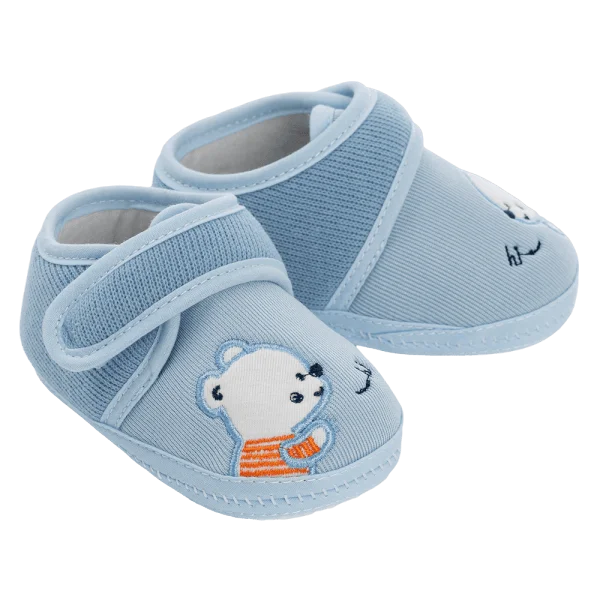 Giày sơ sinh thấp cổ BT Animo A2504_MN009 (9-11,Xanh)