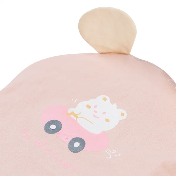 Nón bé gái lớn 3-6Y vành tròn Animo A2504_MN005 (52cm,Kem)