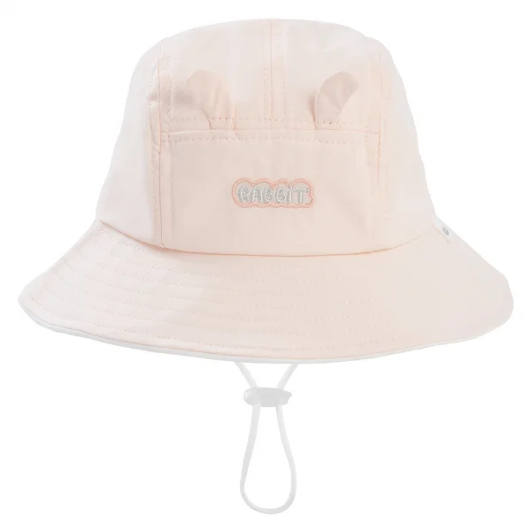 Nón bé gái lớn 3-6Y vành tròn Animo A2504_MN004 (52cm,Hồng)