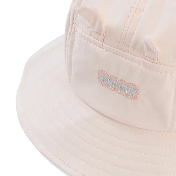 Nón bé gái lớn 3-6Y vành tròn Animo A2504_MN004 (52cm,Hồng)