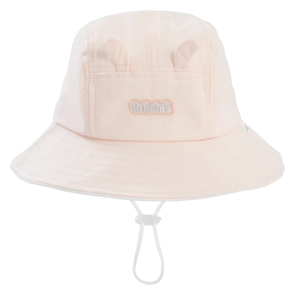 Nón bé gái lớn 3-6Y vành tròn Animo A2504_MN004 (52cm,Hồng)