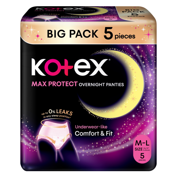 Băng vệ sinh quần Kotex L (5 miếng) (Giao bao bì ngẫu nhiên)