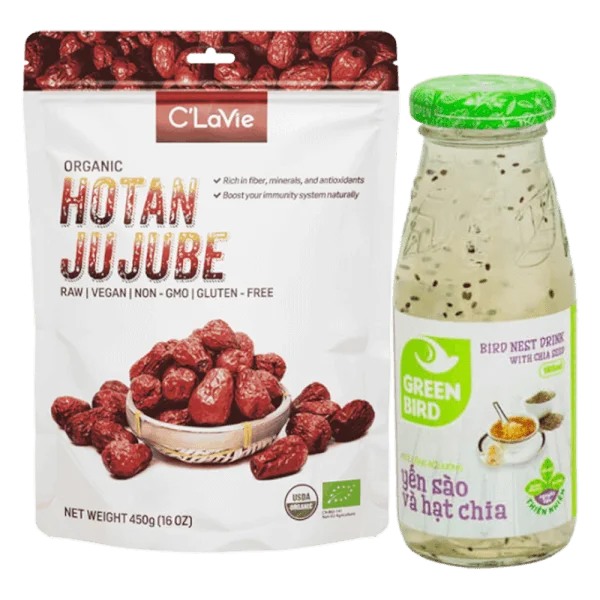 30K mua Ngũ cốc, Hạt, Trái cây sây, Nước yến cho Mẹ Bầu từ 295K	