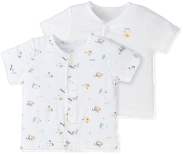 [Pink Mom - Quà Welcome] -Mã giảm giá 99.000đ áp dụng mua mua Set 02 Áo sơ sinh Animo hoặc Animo Easy size NB & 0-3M