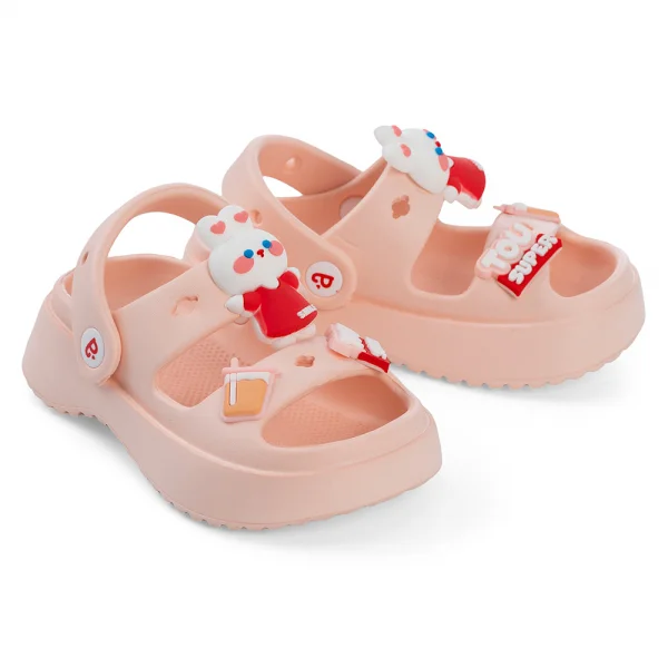 Dép sục bé gái Animo A2503_JK015 (17-21,Hồng)