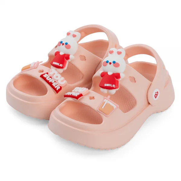 Dép sục bé gái Animo A2503_JK015 (17-21,Hồng)