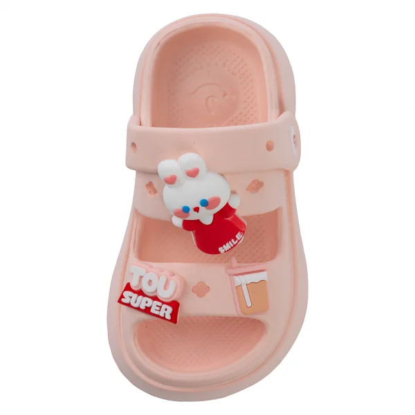 Dép sục bé gái Animo A2503_JK015 (17-21,Hồng)