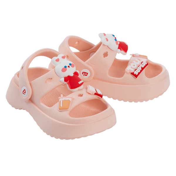 Dép sục bé gái Animo A2503_JK015 (17-21,Hồng)