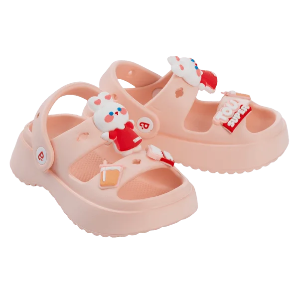 Dép sục bé gái Animo A2503_JK015 (17-21,Hồng)