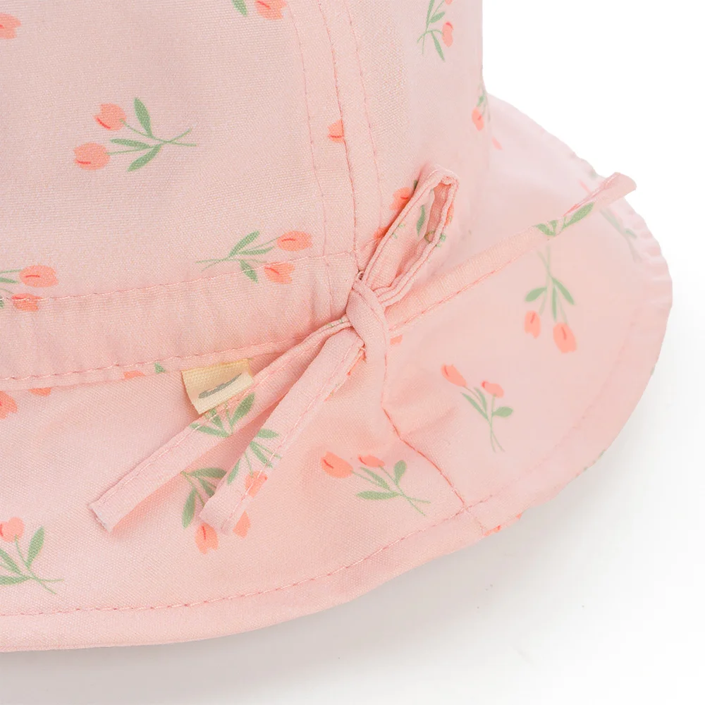 Nón vành tròn bé gái 1-3Y Animo A2503_JK007 (48cm,Hồng)