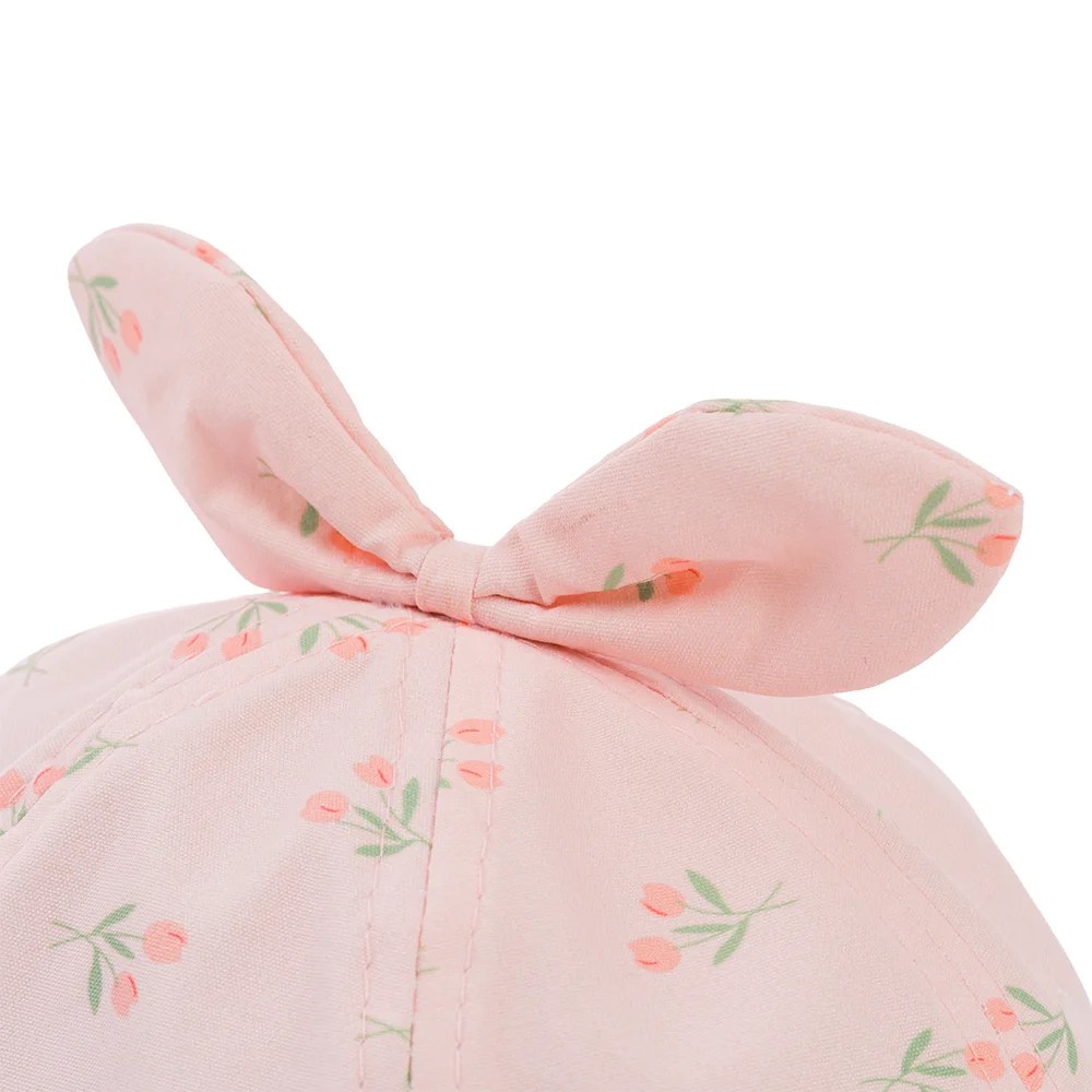 Nón vành tròn bé gái 1-3Y Animo A2503_JK007 (48cm,Hồng)