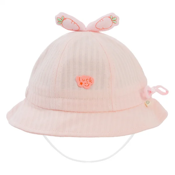 Nón vành tròn bé gái 1-3Y Animo A2503_JK006 (48cm,Hồng)