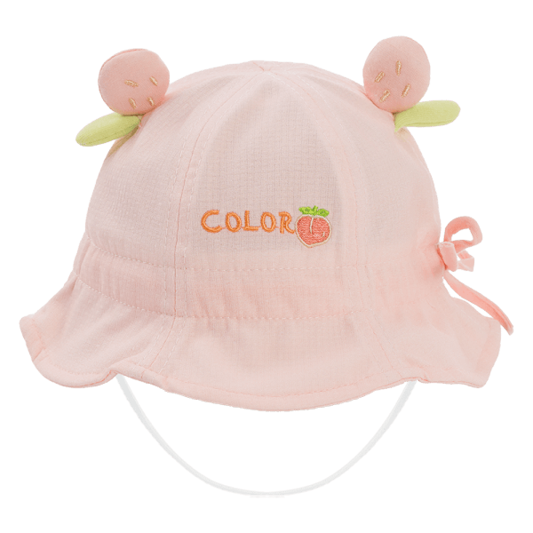 Nón vành tròn bé gái 1-3Y Animo A2503_JK004 (48cm,Hồng)