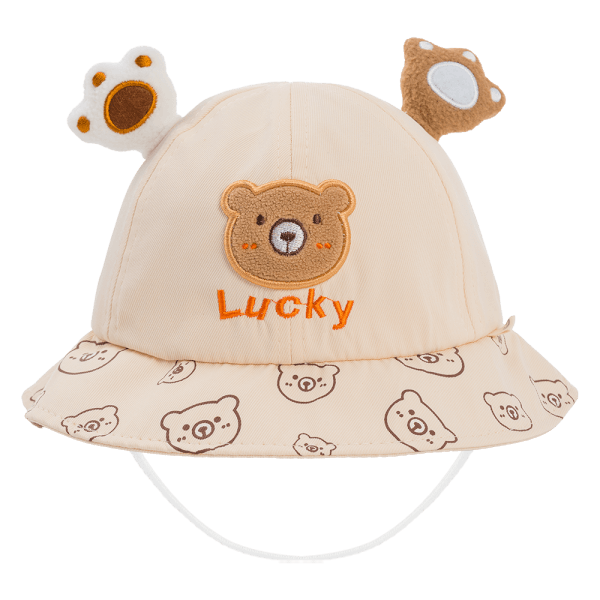 Nón vành tròn cho bé 1-3Y Animo A2504_JK006 (48cm,Màu be)