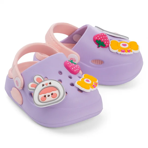 Dép sục bé gái Animo A2504_JK005 (17,Tím)