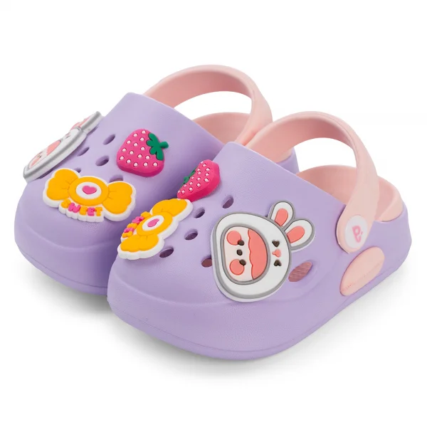 Dép sục bé gái Animo A2504_JK005 (17,Tím)