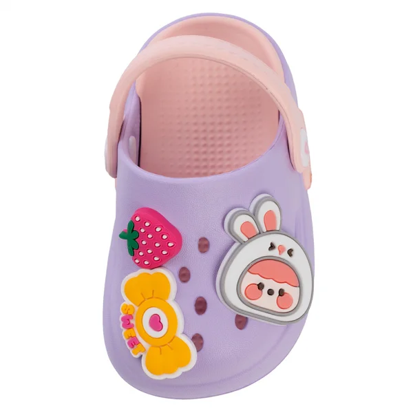 Dép sục bé gái Animo A2504_JK005 (17,Tím)