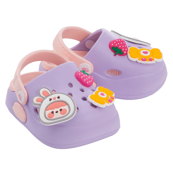 Dép sục bé gái Animo A2504_JK005 (17,Tím)