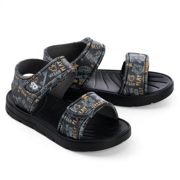Sandal bé trai Animo A2504_JK001 (17-21,Xám đen)