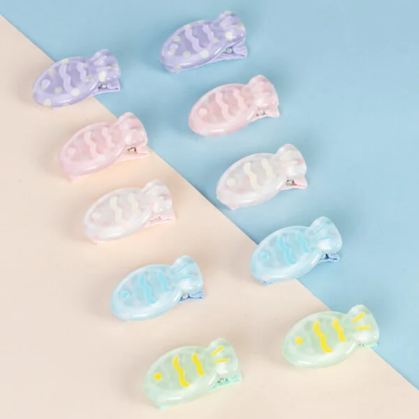 Set kẹp tóc 10 món Animo  A2504_MN025 (Hồng)