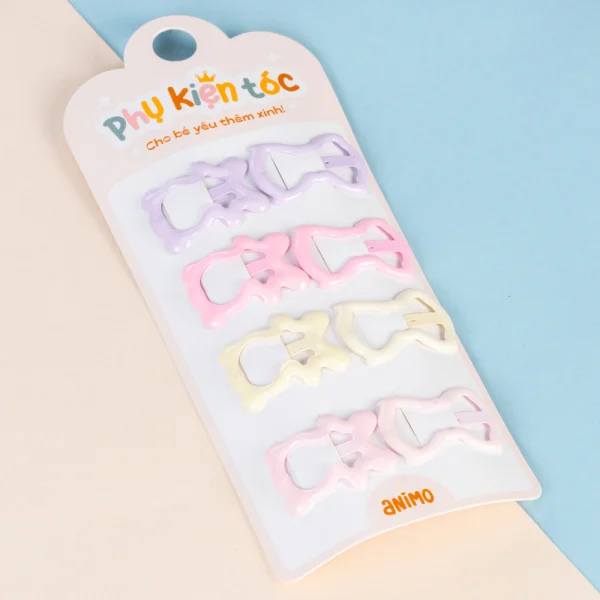 Set kẹp tóc 8 món Animo  A2504_MN023 (Nhiều màu)