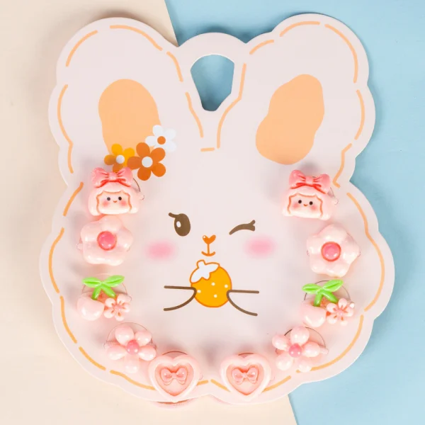 Set cột tóc 10 món Animo A2504_MN019 (Hồng)