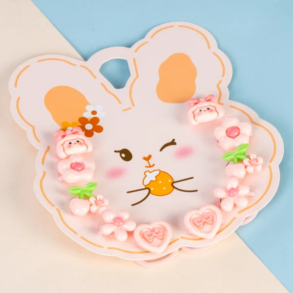 Set cột tóc 10 món Animo A2504_MN019 (Hồng)