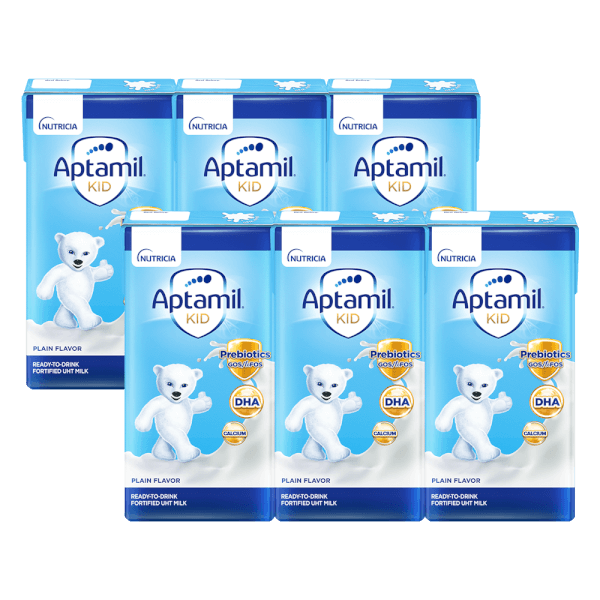 Combo 2 lốc Sữa dinh dưỡng pha sẵn Aptamil Kid 110ml, lốc 3 hộp (Từ 1 tuổi)
