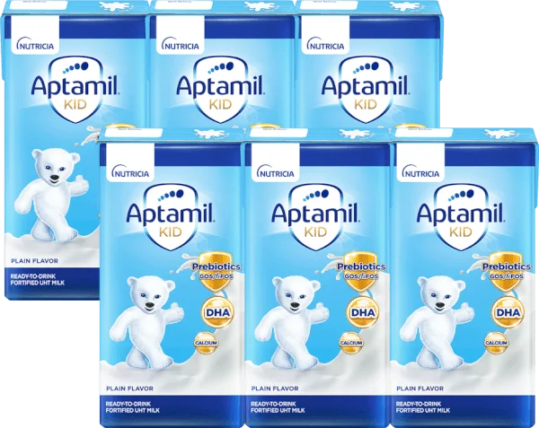 Combo 2 lốc Sữa dinh dưỡng pha sẵn Aptamil Kid 110ml, lốc 3 hộp (Từ 1 tuổi)