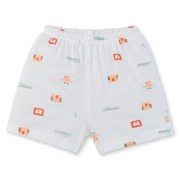 Set 2 Bộ kháng khuẩn Modal ngắn Animo BMC0525022 (0-24M,Cam-trắng,TT06)