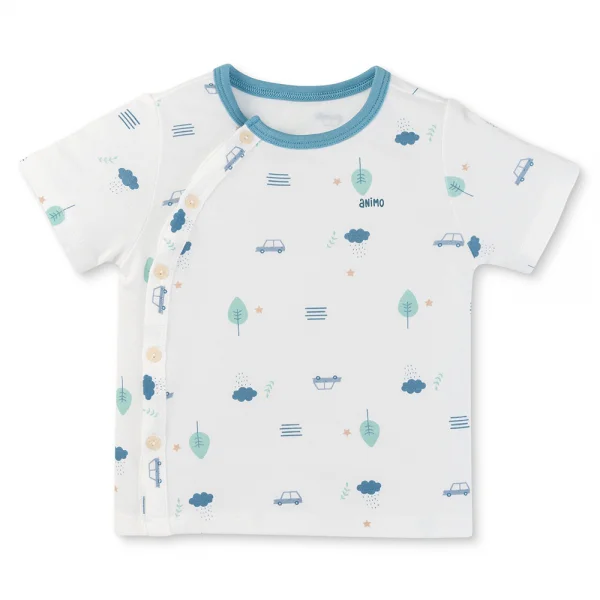 Set 2 bộ modal kháng khuẩn ngắn Animo VD0325027 (0-24M,Dương-trắng,DD06)