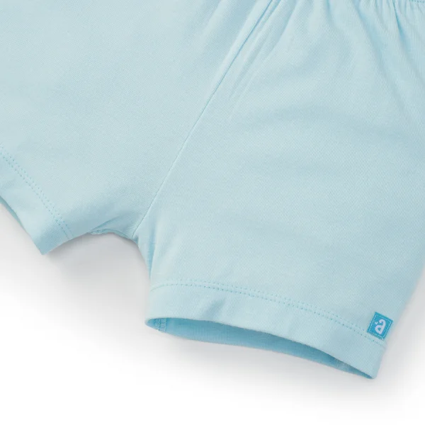 Set 2 bộ modal kháng khuẩn ngắn Animo VD0325026 (0-3M,Xanh-trắng,NN06)