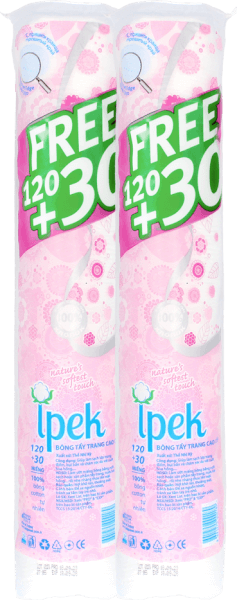 Combo 2 Bông tẩy trang IPEK