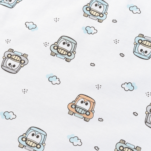 Bộ bé trai sát nách Animo Easy HN0525054 (1-4Y,Trắng-dương,NN03)
