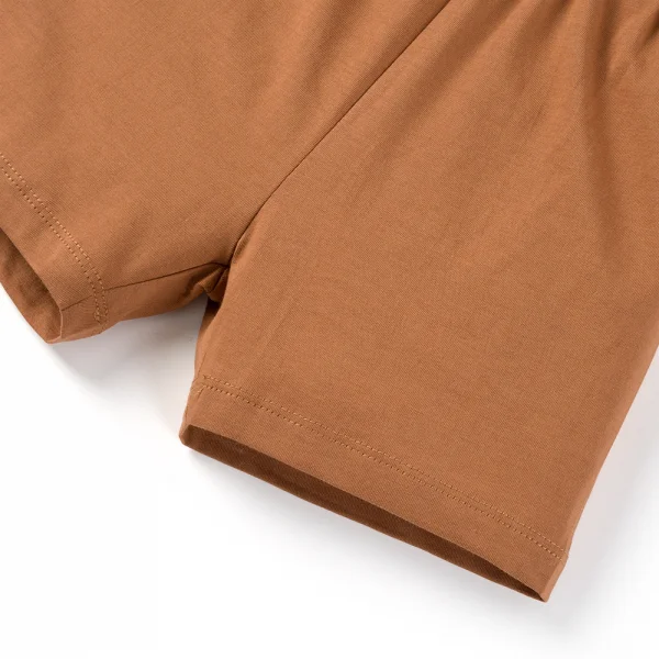 Bộ bé trai ngắn Animo Easy HN0525048 (1-4Y,Kem-nâu,TT04)