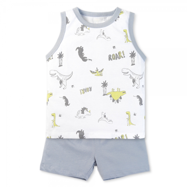 Bộ bé trai áo sát nách quần ngắn Animo easy (1-4Y) HN0525043