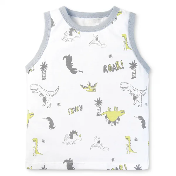 Bộ bé trai áo sát nách quần ngắn Animo easy (1-4Y) HN0525041