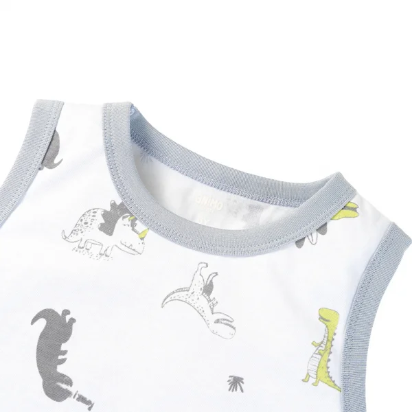 Bộ bé trai áo sát nách quần ngắn Animo easy (1-4Y) HN0525041