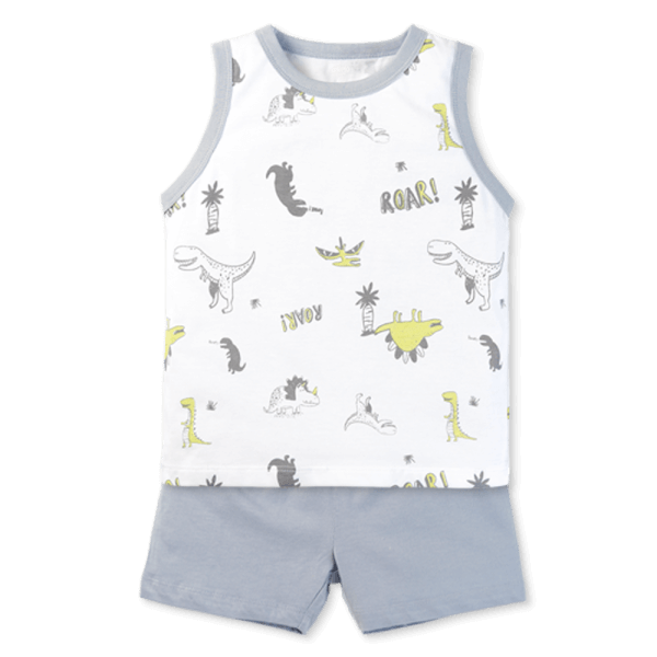 Bộ bé trai áo sát nách quần ngắn Animo easy (1-4Y) HN0525041