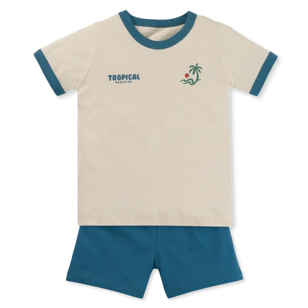 Bộ bé trai áo tay ngắn quần ngắn Animo easy (1-4Y) HN0525060