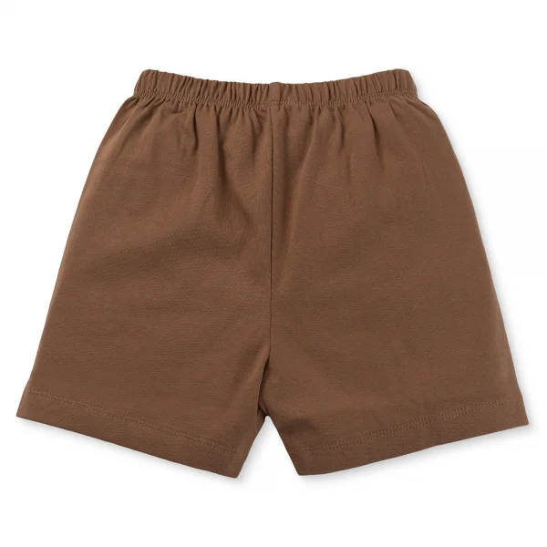 Bộ bé trai ngắn Animo Easy ST0525020 (1-4Y,Nâu-kem,DD04)