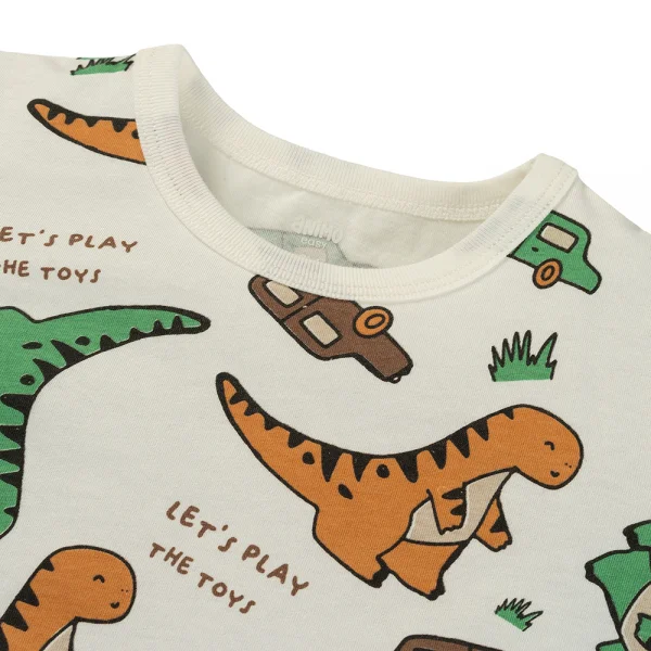 Bộ bé trai ngắn Animo Easy ST0525020 (1-4Y,Nâu-kem,DD04)