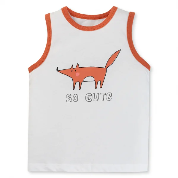 Bộ bé trai ngắn Animo Easy ST0525019 (1-4Y,Cam-trắng,TT01)