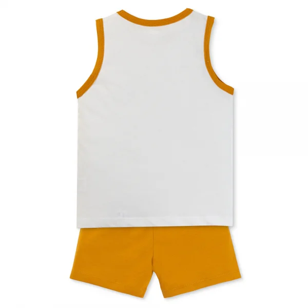 Bộ bé trai ngắn Animo Easy ST0425062 (1-4Y,Vàng-trắng,TT02)